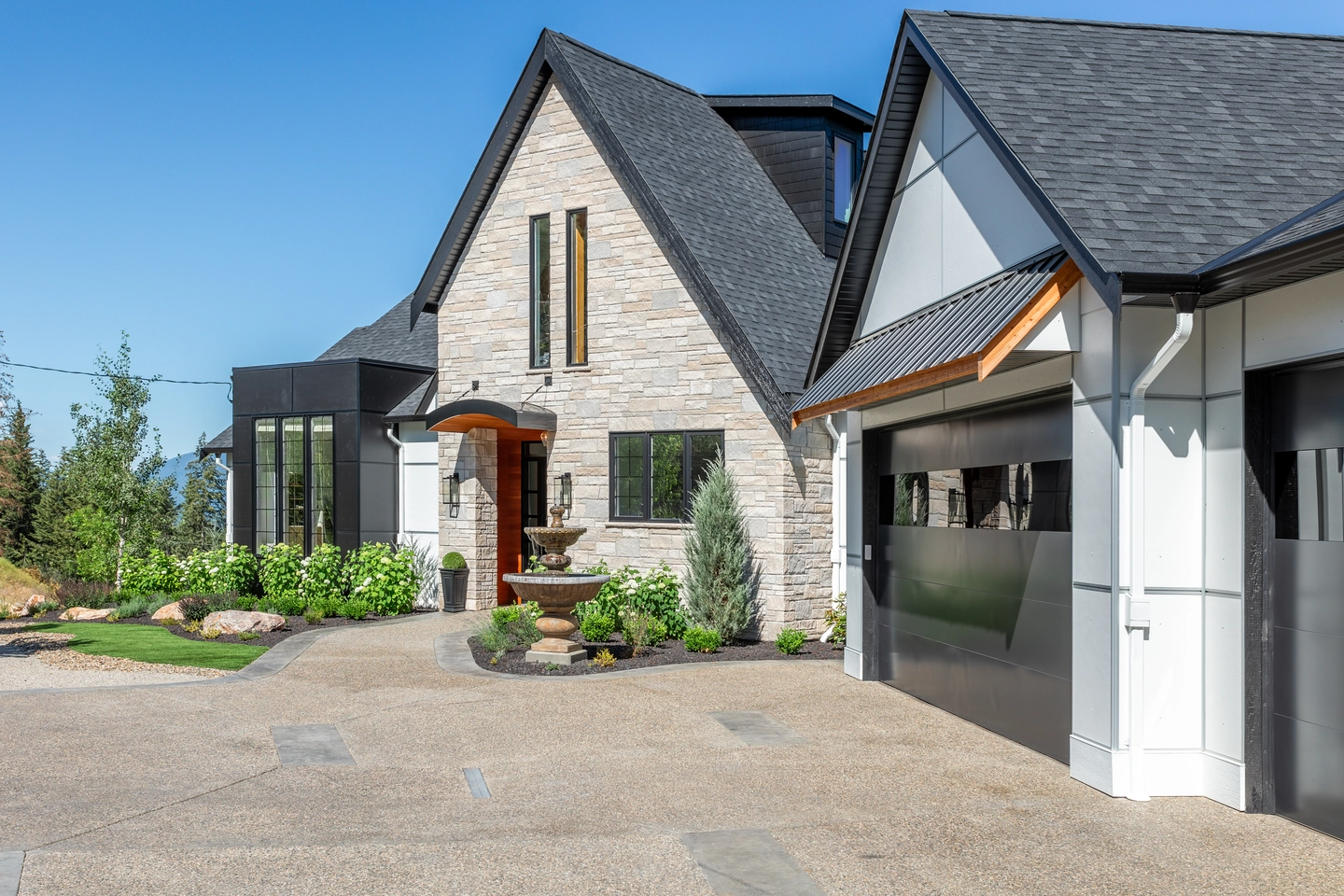 Twin Lakes Road Side View of Property